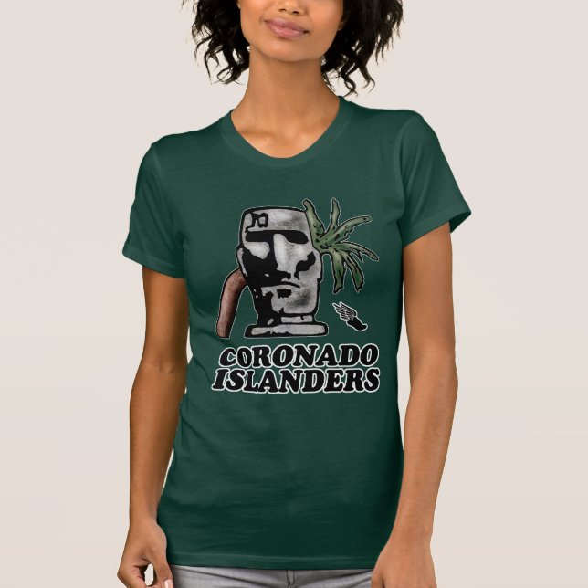 Bella Leinwand Islander Track Front T-Shirt (Vorderseite)