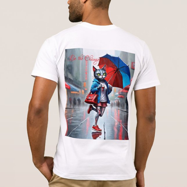 Bella Leinwand Jersey Short Sleeve T - Shirts Kitt (Rückseite)