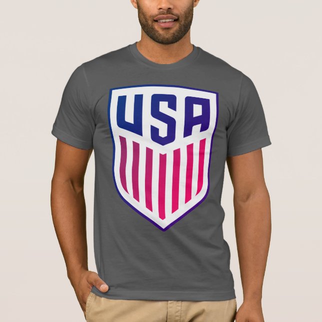 Bella+Leinwand Jersey Short Sleeve USA T-Shirt (Vorderseite)