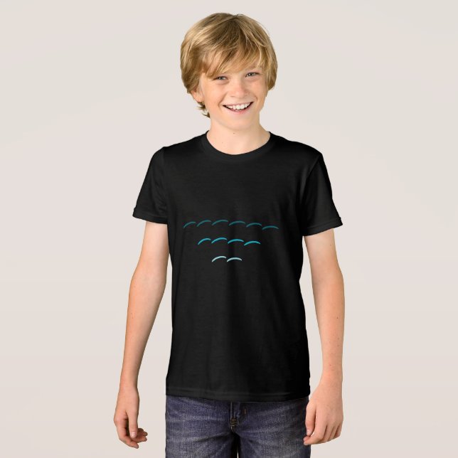 Bella+Leinwand Jugend-Tri-Mix-T - Shirt (Vorderseite voll)