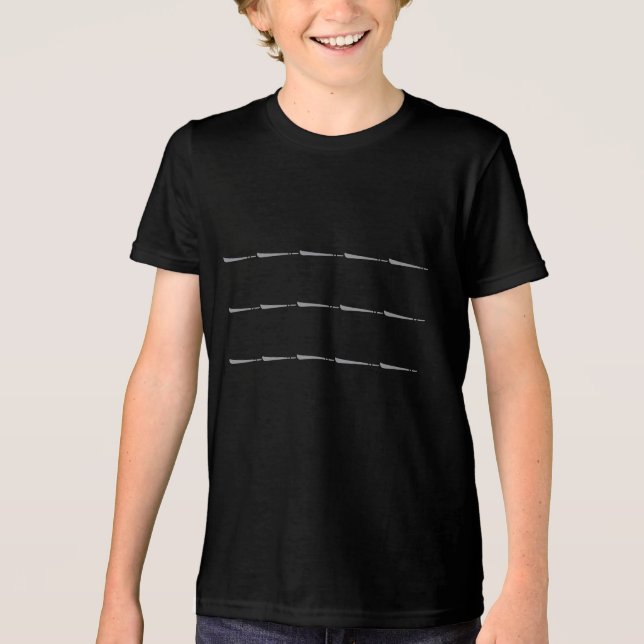 Bella+Leinwand Jugend-Tri-Mix-T - Shirt (Vorderseite)