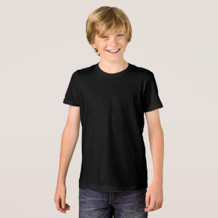 Bella+Leinwand Jugend-Tri-Mix-T - Shirt, Solid Bla Tri-Blend Shirt