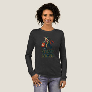 Bella+Leinwand Shirt mit langgestrecktem Ärmeln, S