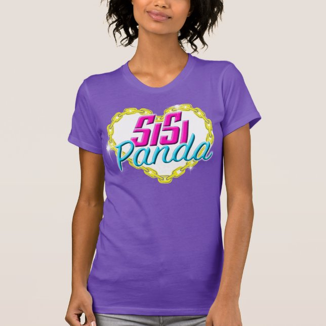 Bella Leinwand T - Shirt Frauen im Herzen und in d (Vorderseite)