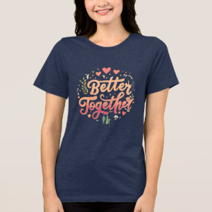 Bella+Leinwand T - Shirt für Frauen mit drei Blend
