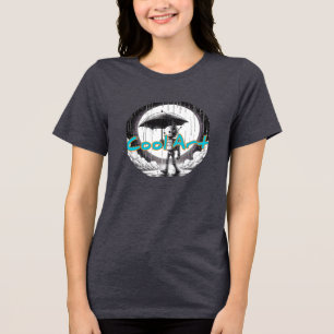Bella+Leinwand T - Shirt für Frauen mit Dreifachmi