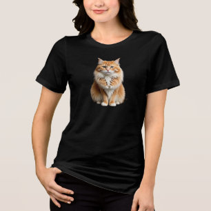 Bella+Leinwand T - Shirt für Frauen mit Dreifachmi
