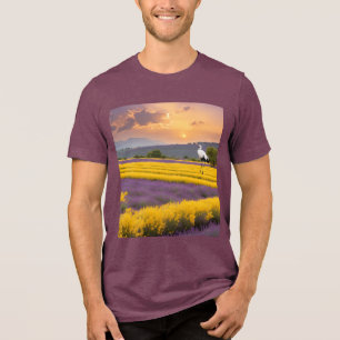 Bella+Leinwand Tri-Blend T - Shirt - Weißer Edelkr