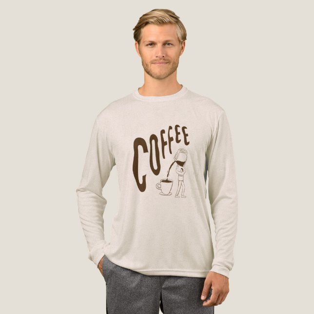 Bella+Leinwand Tri-mix Langschlauch-Shirt Tri-Blend Shirt (Volle Vorderseite)