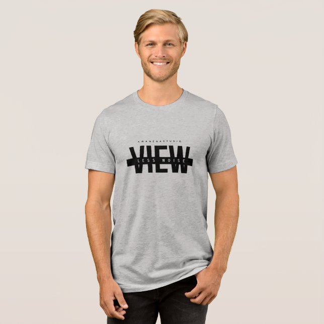 Bella+Leinwand Tri-Mix-T - Shirt (Vorderseite voll)