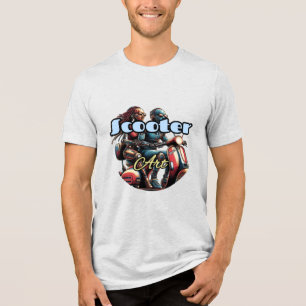 Bella+Leinwand Tri-mix T - Shirt, weiß, Erwachsene Tri-Blend Shirt