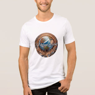 Bella+Leinwand Tri-mix T - Shirt, weiß, Erwachsene Tri-Blend Shirt