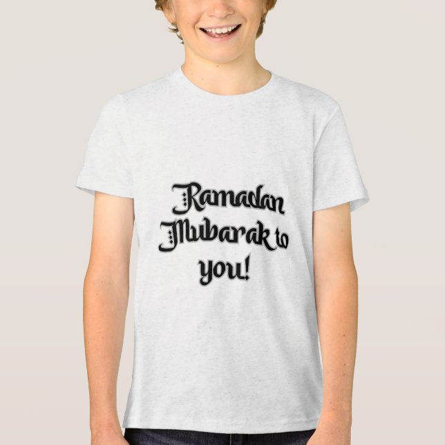 Bella+Leinwand Youth Tri-mix Tri-Blend Shirt (Vorderseite)