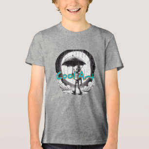 Bella+Leinwand Youth TriMix T - Shirt, Solid Black Tri-Blend Shirt