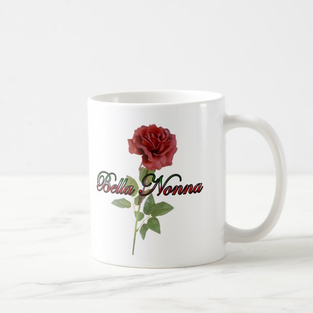 Bella Nonna (schöne italienische Großmutter) Kaffeetasse (Rechts)