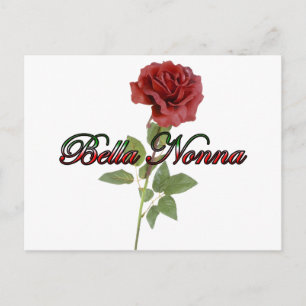 Bella Nonna (schöne italienische Großmutter) Postkarte