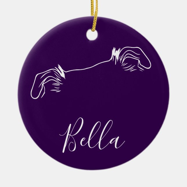 Bella Ornament (Paw Prints) (Vorne)