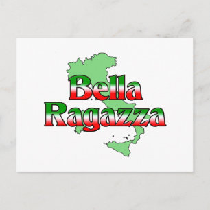 Bella Ragazza (Schönes italienisches Mädchen) Postkarte