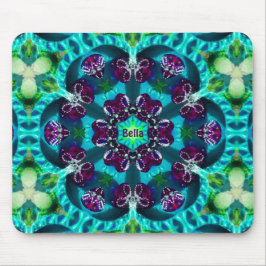 BELLA ~ Sweet Glittery Pattern ~ Personalisiert Mousepad