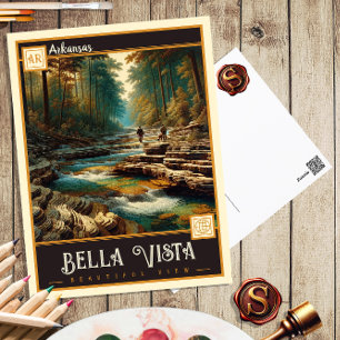 Bella Vista, Arkansas   Vintage Postkarte