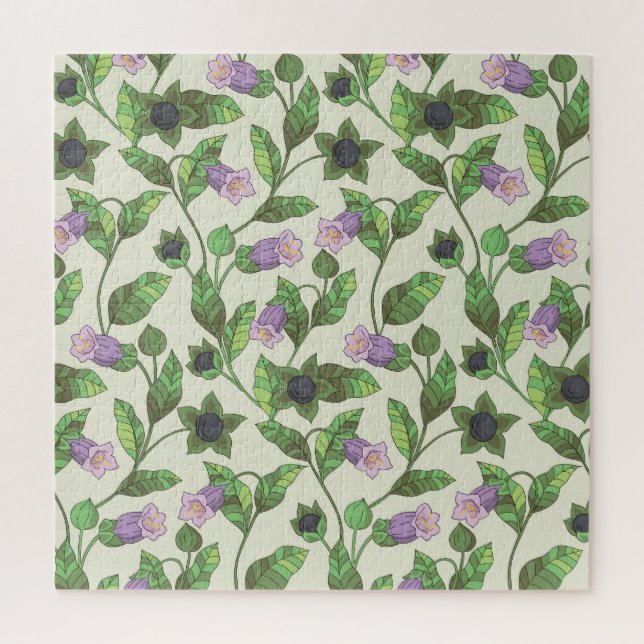 Belladonna Blume: Vintage Illustration Puzzle (Vertikal)