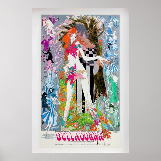 Belladonna Movie Poster  Vintage Anime Poster 1 (Vorne)