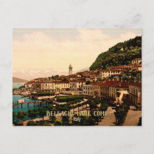 Bellagio, Comer See, Italien Vintage Travel Postkarte