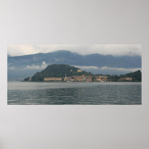 Bellagio im Fog Poster
