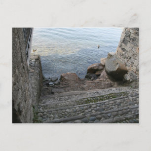 Bellagio, Italien ~ Nach Unten Postkarte