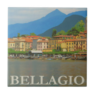 Bellagio Italien Poster Keramik Tile Fliese