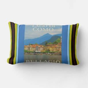 Bellagio Italien Poster Lumbar Pillow Lendenkissen