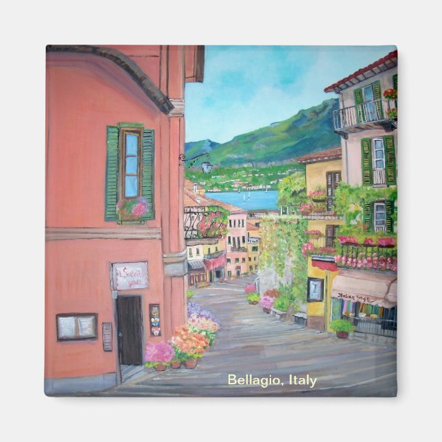 Bellagio Street, Italien - Magnet (Vorne)