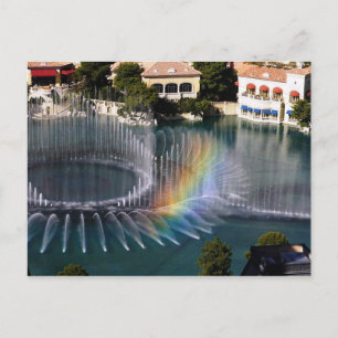 Bellagion Fountains 4, Las Vegas Postcard Postkarte