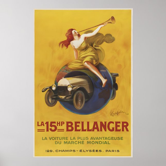 Bellanger Auto Poster (Vorne)