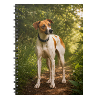 Bellas Abenteuer auf dem Waldweg Notizblock