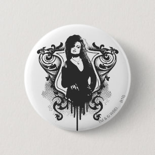 Bellatrix Lestrange Dark Arts Design Button