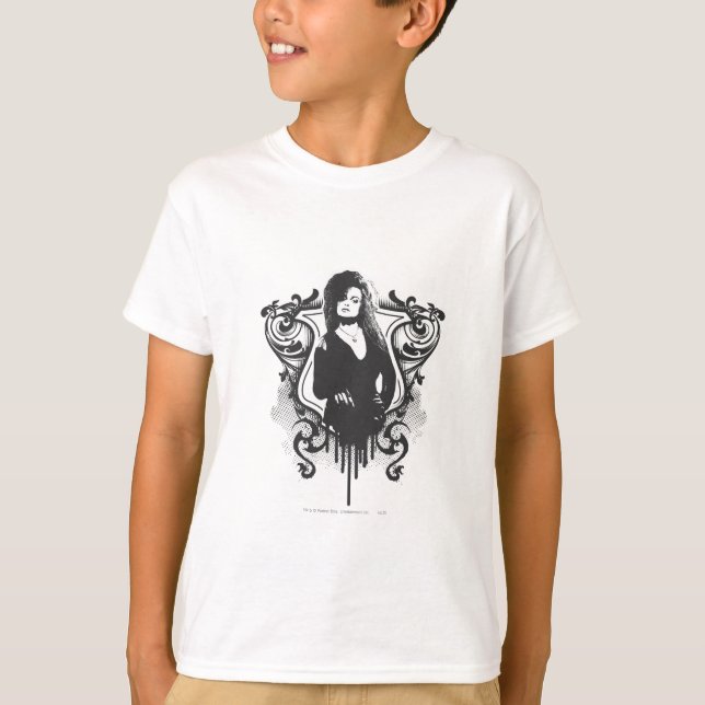 Bellatrix Lestrange Dark Arts Design T-Shirt (Vorderseite)