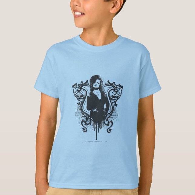 Bellatrix Lestrange Dark Arts Design T-Shirt (Vorderseite)