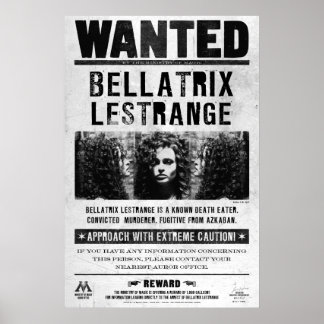 Bellatrix Lestrange Gewollt Poster