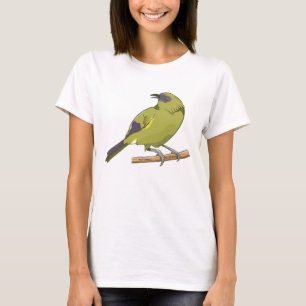 Bellbird Korimako NZ bird T-Shirt