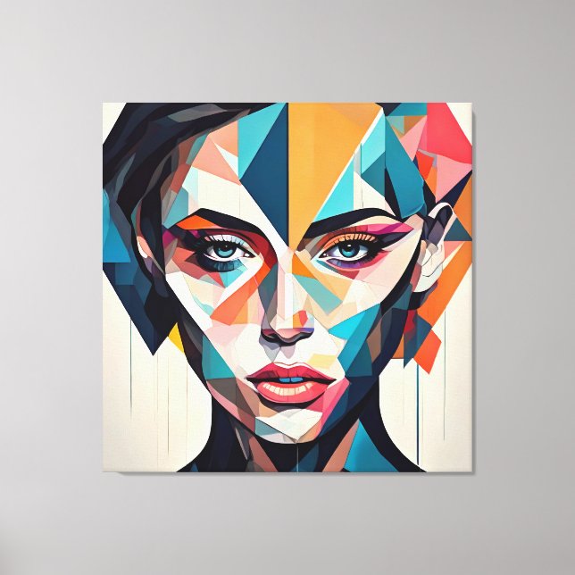 Belle | ABSTRAKT | Stretched Canvas Print Leinwanddruck (Vorderseite)