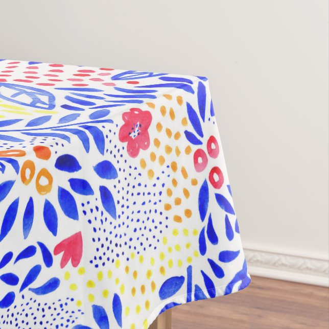 Belle Bold Floral Tablecloth Tischdecke (Beispiel)