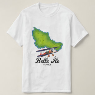 Belle Île French Reiseposter T-Shirt