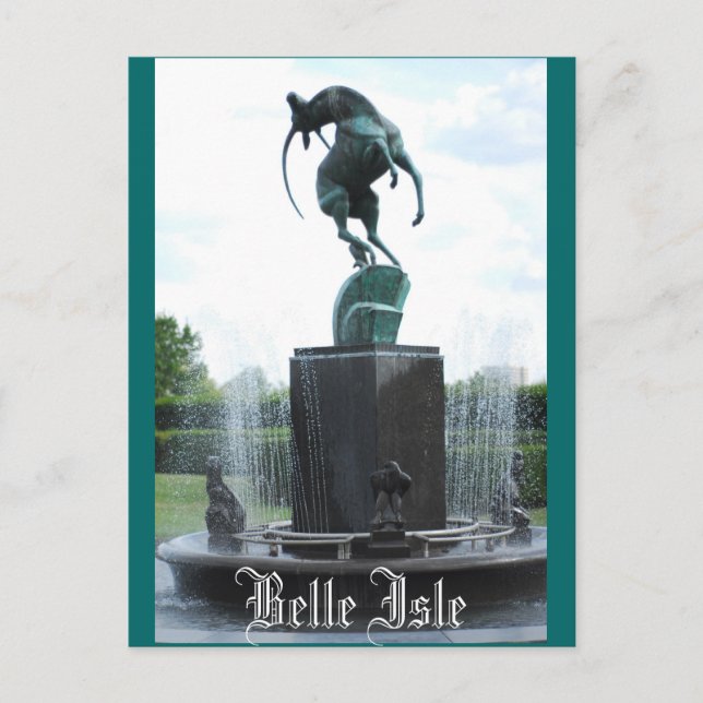 Belle Isle Postkarte (Vorderseite)