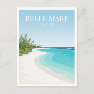 Belle Mare Beach Mauritius Reise Geschenk Postkarte