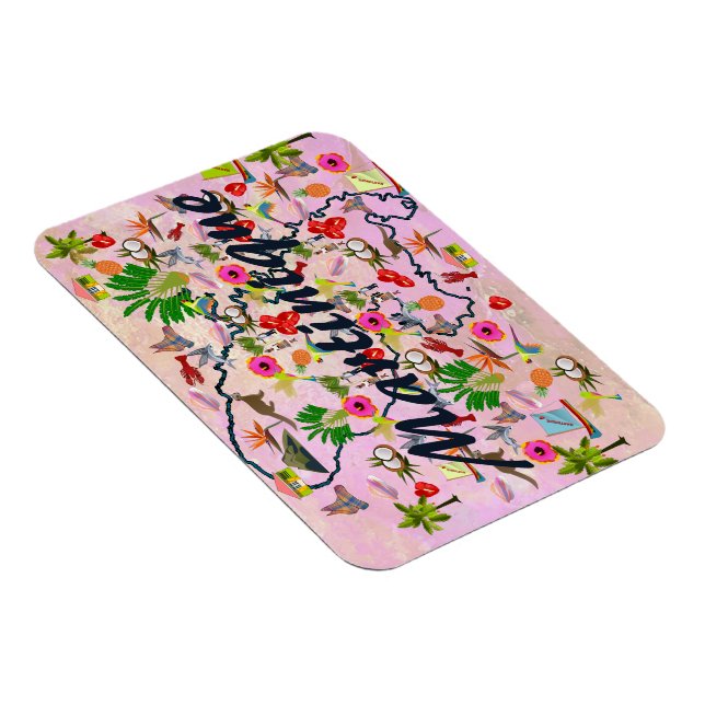 Belle Martinique Magnet (Rechte Seite)