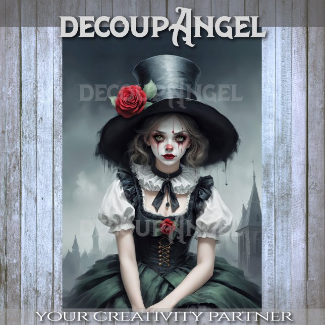 Belle of the Masquerade Decoupage Seidenpapier (Von Creator hochgeladen)