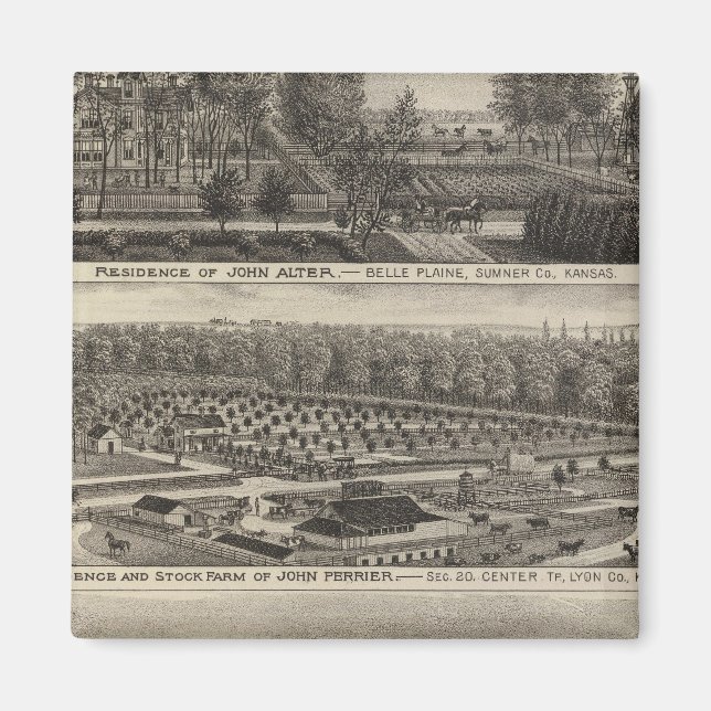 Belle Plaine, Kansas Magnet (Vorne)