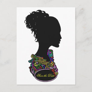 Belle ~ Postcard / Save the Date Ankündigungspostkarte