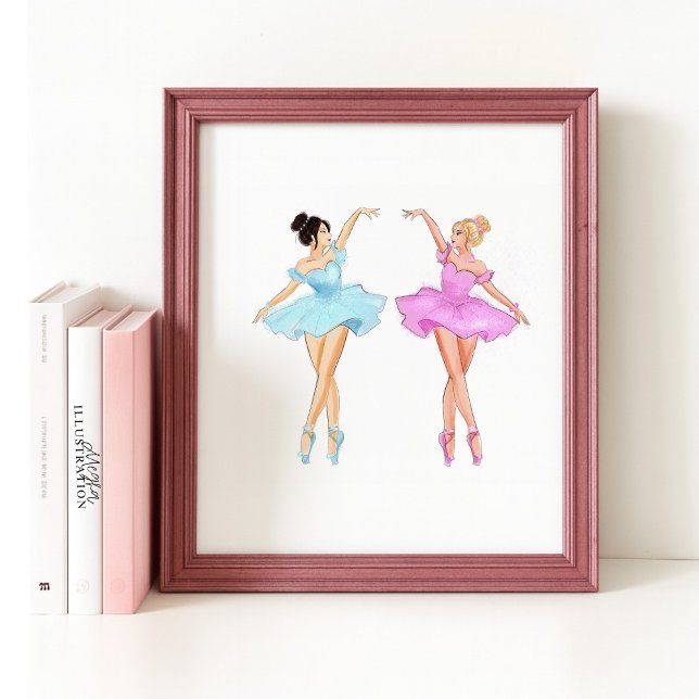 Belle-Tanz-Abbildung Poster (Von Creator hochgeladen)